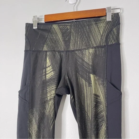 Lululemon Athletica Fresh Mesh Run Crop Leggings Size 6 - Picture 4 of 10